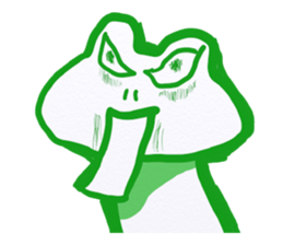 Holiday of the frog sticker #500007