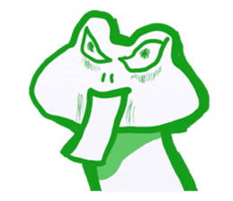 Holiday of the frog sticker #500007