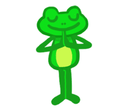 Holiday of the frog sticker #500011