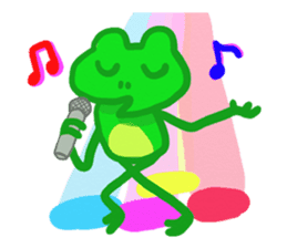 Holiday of the frog sticker #500012