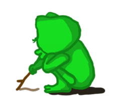 Holiday of the frog sticker #500016