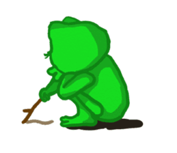 Holiday of the frog sticker #500016