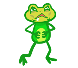 Holiday of the frog sticker #500020