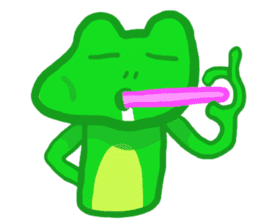 Holiday of the frog sticker #500021