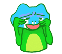 Holiday of the frog sticker #500024