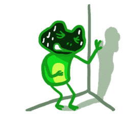 Holiday of the frog sticker #500025