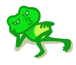 Holiday of the frog sticker #500028