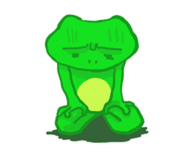 Holiday of the frog sticker #500030