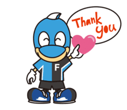 KAWASAKI FRONTALE OFFICIAL FRON-TA STAMP sticker #500116