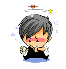 Handsome man sticker #501293