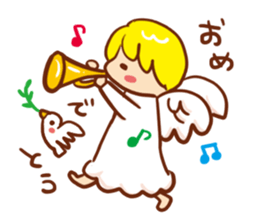 Message of an angel sticker #501725