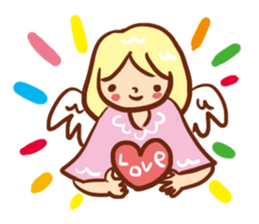 Message of an angel sticker #501745