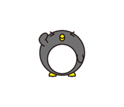 circle face 14 penguin part 1 sticker #501930