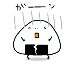 A hot rice ball sticker #502101