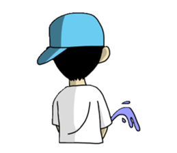 eyebrow guy sticker #502864