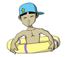 eyebrow guy sticker #502870