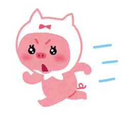 Butapin the Pink Pig sticker #503120