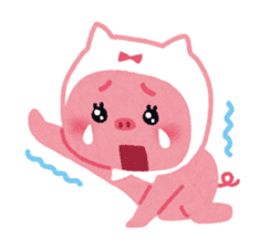 Butapin the Pink Pig sticker #503126