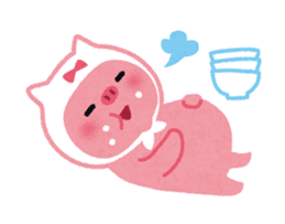 Butapin the Pink Pig sticker #503131