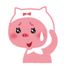 Butapin the Pink Pig sticker #503135