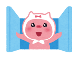 Butapin the Pink Pig sticker #503149