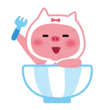 Butapin the Pink Pig sticker #503150