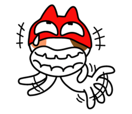 Cat Wrestler sticker #503280