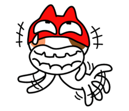 Cat Wrestler sticker #503280