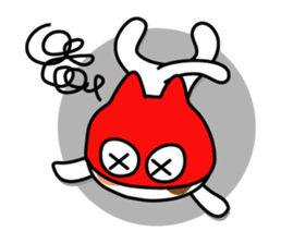 Cat Wrestler sticker #503288