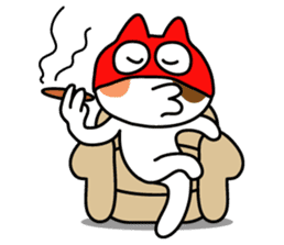 Cat Wrestler sticker #503292