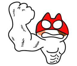 Cat Wrestler sticker #503294