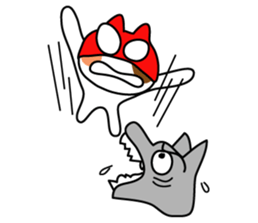 Cat Wrestler sticker #503299