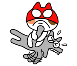 Cat Wrestler sticker #503306