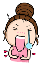 Mommy with Her Newborn sticker #503442