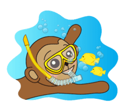 Monkey Akkyun Vol.2 sticker #503741