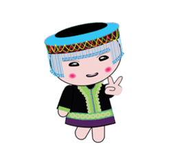 Lovely girl sticker #503840