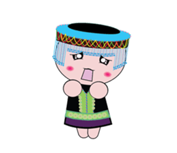 Lovely girl sticker #503841