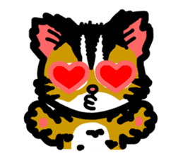 P. bengalensis love you sticker #503916
