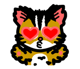 P. bengalensis love you sticker #503916