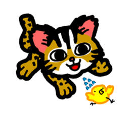 P. bengalensis love you sticker #503921