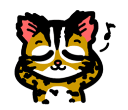 P. bengalensis love you sticker #503924