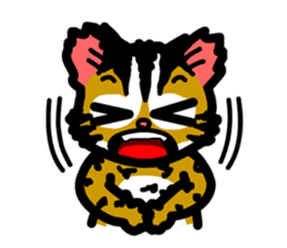 P. bengalensis love you sticker #503933