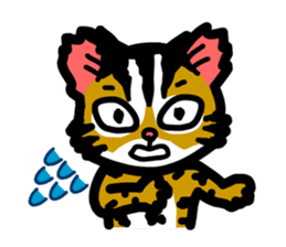 P. bengalensis love you sticker #503934