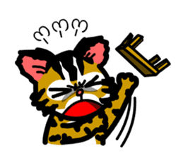 P. bengalensis love you sticker #503935