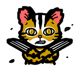 P. bengalensis love you sticker #503936