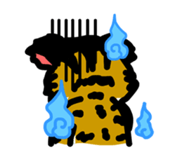 P. bengalensis love you sticker #503939