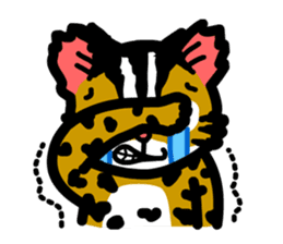 P. bengalensis love you sticker #503940