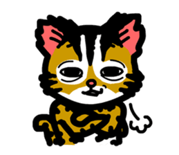 P. bengalensis love you sticker #503942