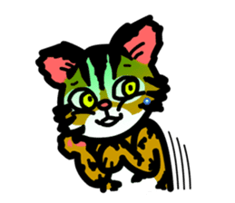 P. bengalensis love you sticker #503946