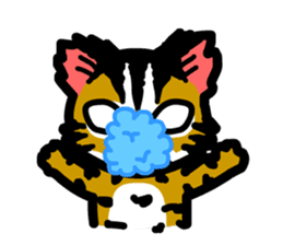 P. bengalensis love you sticker #503949